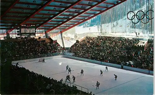 AK / Ansichtskarte 73902784 Olympia Hockey Aktion 1960Winter Olympics Squaw Valley California 