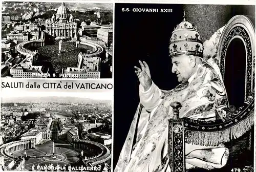 AK / Ansichtskarte 73902796 Papst_Pope_Pape S.S. Giovanni XXIII Citta Vaticano 