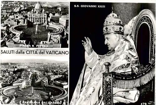 AK / Ansichtskarte  Papst_Pope_Pape S.S. Giovanni XXIII Citta Vaticano 