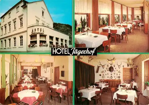 AK / Ansichtskarte  Kamp-Bornhofen_Rhein Hotel Jaegerhof Gastraeume 