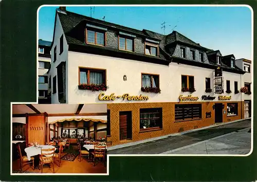 AK / Ansichtskarte 73902905 Dieblich_Mosel Hotel Restaurant Pistone Gaststube 