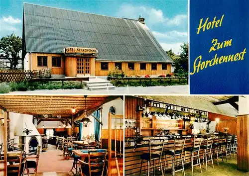 AK / Ansichtskarte  Altenwalde Hotel Zum Storchennest Gastraeume Bar Altenwalde