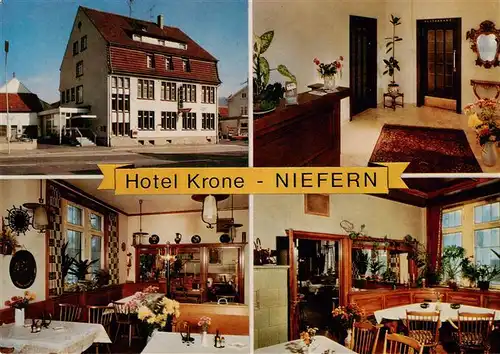 AK / Ansichtskarte  Niefern Hotel Krone Gastraeume Niefern