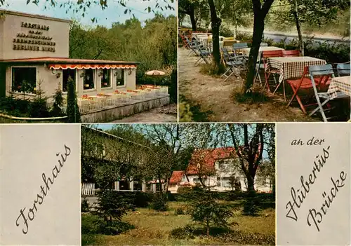 AK / Ansichtskarte 73902954 Wannsee_Berlin Forsthaus an der Hubertus Bruecke Freiterrasse Park 