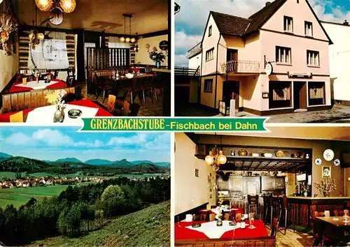 AK / Ansichtskarte  Fischbach_Dahn Grenzbachstube Gastraeume Bar Panorama Fischbach Dahn