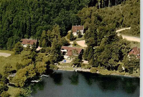 AK / Ansichtskarte  Laufen_Salzach Pension Muelherr Haus am See Fliegeraufnahme Laufen Salzach