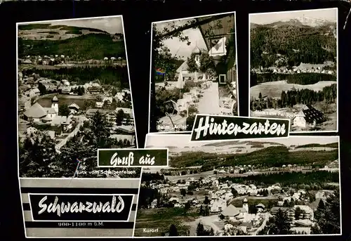 AK / Ansichtskarte  Hinterzarten Blick vom Scheibenfelsen Beim Adler Blick zum Feldberg Panorama Hinterzarten