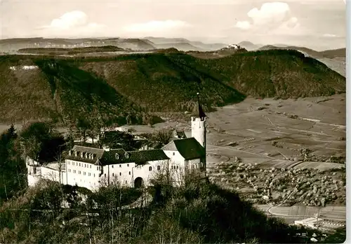 AK / Ansichtskarte  Kirchheim__Teck Burg Teck Fliegeraufnahme 