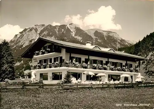 AK / Ansichtskarte  Oberstdorf Gaestehaus Hoelting Oberstdorf