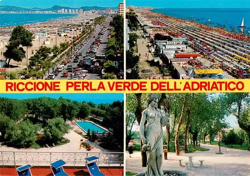 AK / Ansichtskarte 73903085 Riccione_Rimini_IT Perla verde dell lAdriatico Panorama 