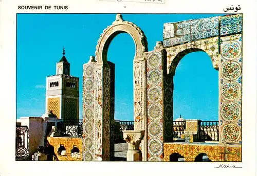 AK / Ansichtskarte 73903089 Tunis_Tunesie Terrasse du Palais 