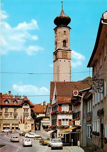 AK / Ansichtskarte  Isny_Allgaeu Blaserturm Isny Allgaeu