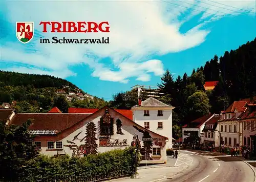 AK / Ansichtskarte  Triberg Ortspartie Triberg