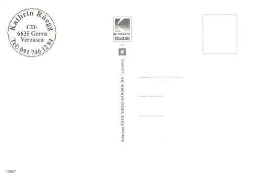 AK / Ansichtskarte  Gerra_Verzasca_TI Gasthaus Kathrin Rueegg 