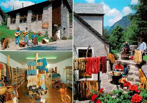 AK / Ansichtskarte  Gerra_Verzasca_TI El Boteghin Details 