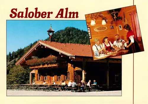 AK / Ansichtskarte  Vils_Tirol Salober Alm Gaststube Vils_Tirol