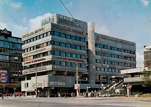 AK / Ansichtskarte  Stuttgart Am Schlossplatz Stuttgart