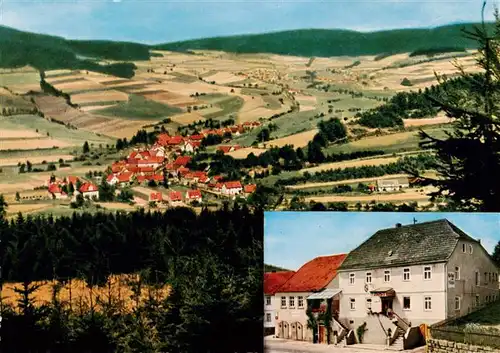 AK / Ansichtskarte  Speicherz_Rhoen_Motten_Bayern Panorama Gasthof zum Biber 