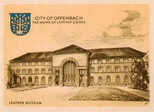 AK / Ansichtskarte 73903208 Offenbach__Main Leather Museum 