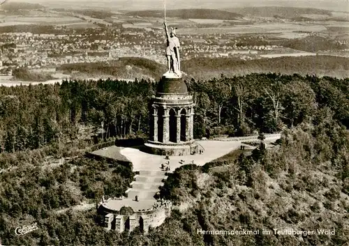 AK / Ansichtskarte  Teutoburgerwald Hermannsdenkmal Fliegeraufnahme Teutoburgerwald