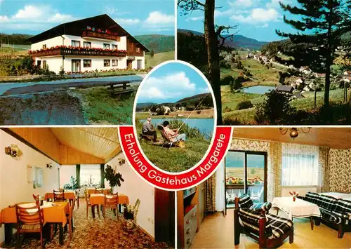 AK / Ansichtskarte 73903230 Hiltersklingen Gaestehaus Margarete Gastraeume Zimmer Angler Panorama Hiltersklingen