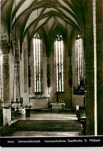 AK / Ansichtskarte  Jena__Thueringen Inneres der Stadtkirche St Michael 