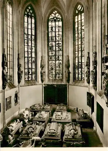 AK / Ansichtskarte  Tuebingen Stiftskirche St Georg Chor Statuen der Apostel Herzogl Grablege Tuebingen