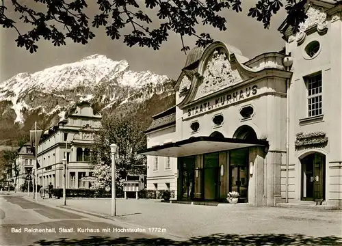 AK / Ansichtskarte  Bad_Reichenhall Staatl Kurhaus mit Hohenstaufen Bad_Reichenhall