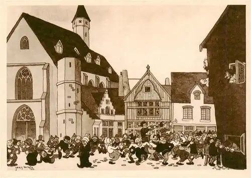 AK / Ansichtskarte  Belgium_Belgie_Belgien An old dancing 