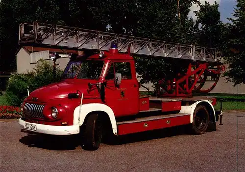 AK / Ansichtskarte  Feuerwehr_Fire-Brigade_Pompiers_Bomberos Ford FK 2500 1956 Drehleiter DL 18m Metz 