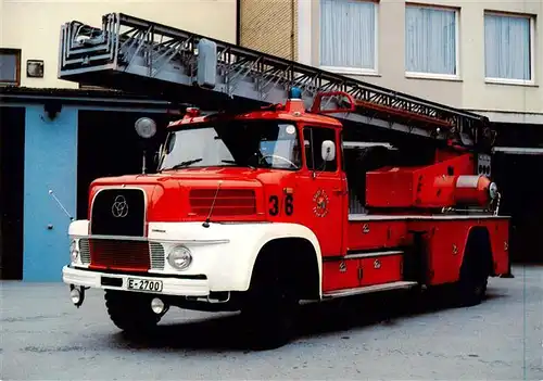 AK / Ansichtskarte  Feuerwehr_Fire-Brigade_Pompiers_Bomberos KRUPP K 806/48 1966 Drehleiter DL 30h Metz  