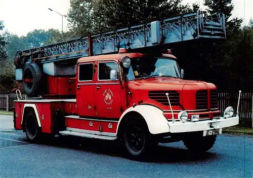 AK / Ansichtskarte  Feuerwehr_Fire-Brigade_Pompiers_Bomberos KRIPP L 801 1964 Drehleiter DL 30h Metz  