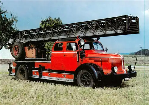 AK / Ansichtskarte  Feuerwehr_Fire-Brigade_Pompiers_Bomberos KRUPP Titan 1951  Drehleiter DL 38m Metz 