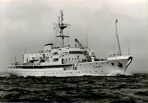 AK / Ansichtskarte  Dampfer_Binnenschifffahrt Forschungsschiff Planet  