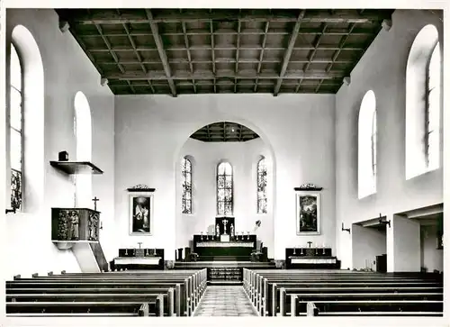 AK / Ansichtskarte  Quarten_SG Kirche Inneres 