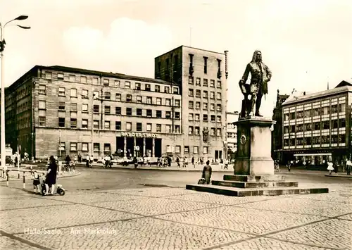 AK / Ansichtskarte  Halle__Saale Am Marktplatz 