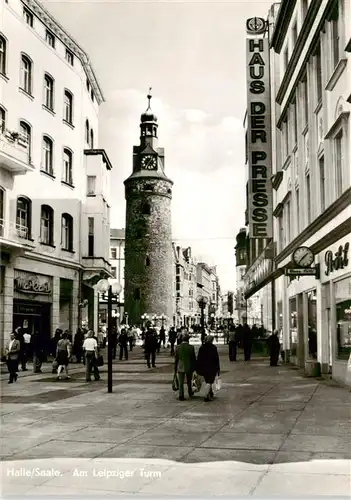 AK / Ansichtskarte  Halle__Saale Am Leipziger Turm 