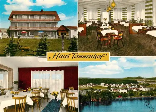 AK / Ansichtskarte  Hintermeilingen_Waldbrunn Haus Tannenhof Restaurant Gastraeume Panorama 