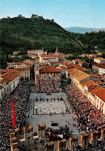 AK / Ansichtskarte 73903408 Marostica_Vicenza_IT Schachspiel Panorama 