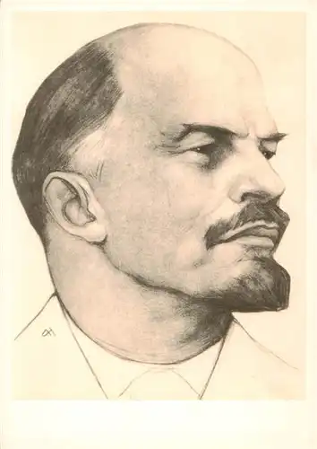 AK / Ansichtskarte 73903424 Leipzig Lenin Portrait Leipzig