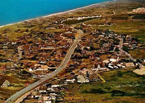 AK / Ansichtskarte  Rantum_Sylt Fliegeraufnahme Rantum Sylt