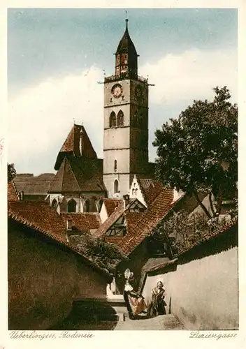 AK / Ansichtskarte  ueberlingen_Bodensee Luziengasse ueberlingen Bodensee