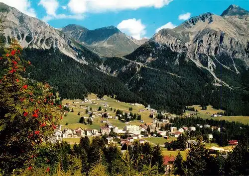 AK / Ansichtskarte  Lenzerheide_GR Panorama mit Lenzerhorn Lenzerheide GR