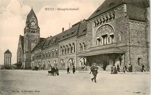 AK / Ansichtskarte  Metz__57_Moselle Hauptbahnhof Feldpost 