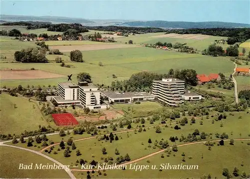 AK / Ansichtskarte  Bad_Meinberg Kurkliniken Lippe und Livaticum Fliegeraufnahme Bad_Meinberg