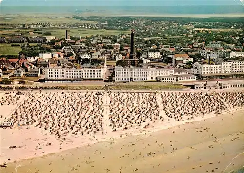 AK / Ansichtskarte  Borkum_Nordseeheilbad Fliegeraufnahme 