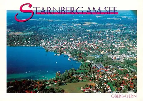 AK / Ansichtskarte 73903541 Starnberg_Starnbergersee Fliegeraufnahme 
