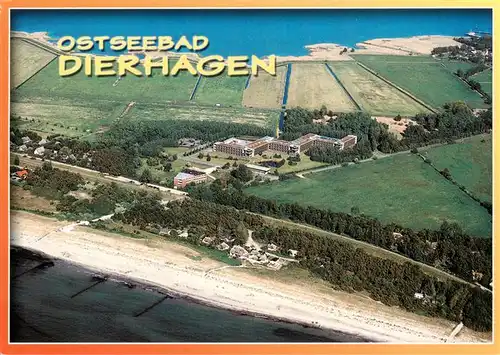 AK / Ansichtskarte  Dierhagen_Ostseebad Fliegeraufnahme Dierhagen_Ostseebad