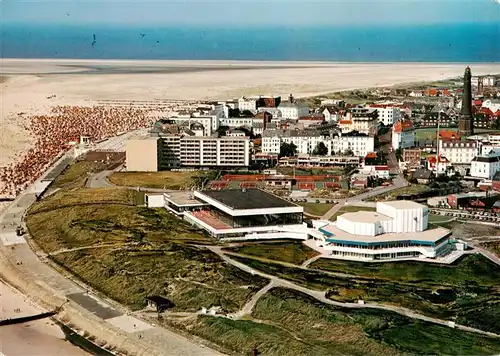 AK / Ansichtskarte  Borkum_Nordseeheilbad Fliegeraufnahme 