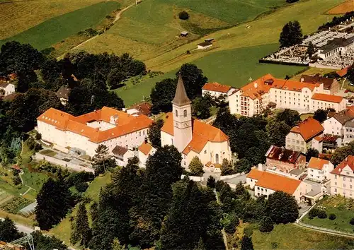 AK / Ansichtskarte  Dorfen_Erding Wallfahrtskirche Maria Dorfen Fliegeraufnahme Dorfen Erding